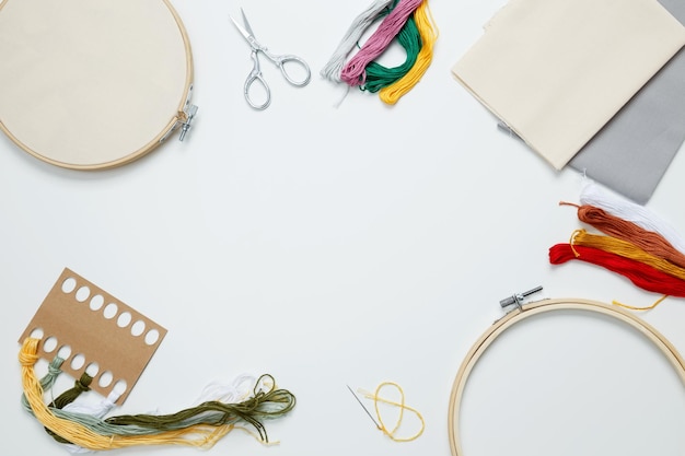 warsztat haftu z narzędziami